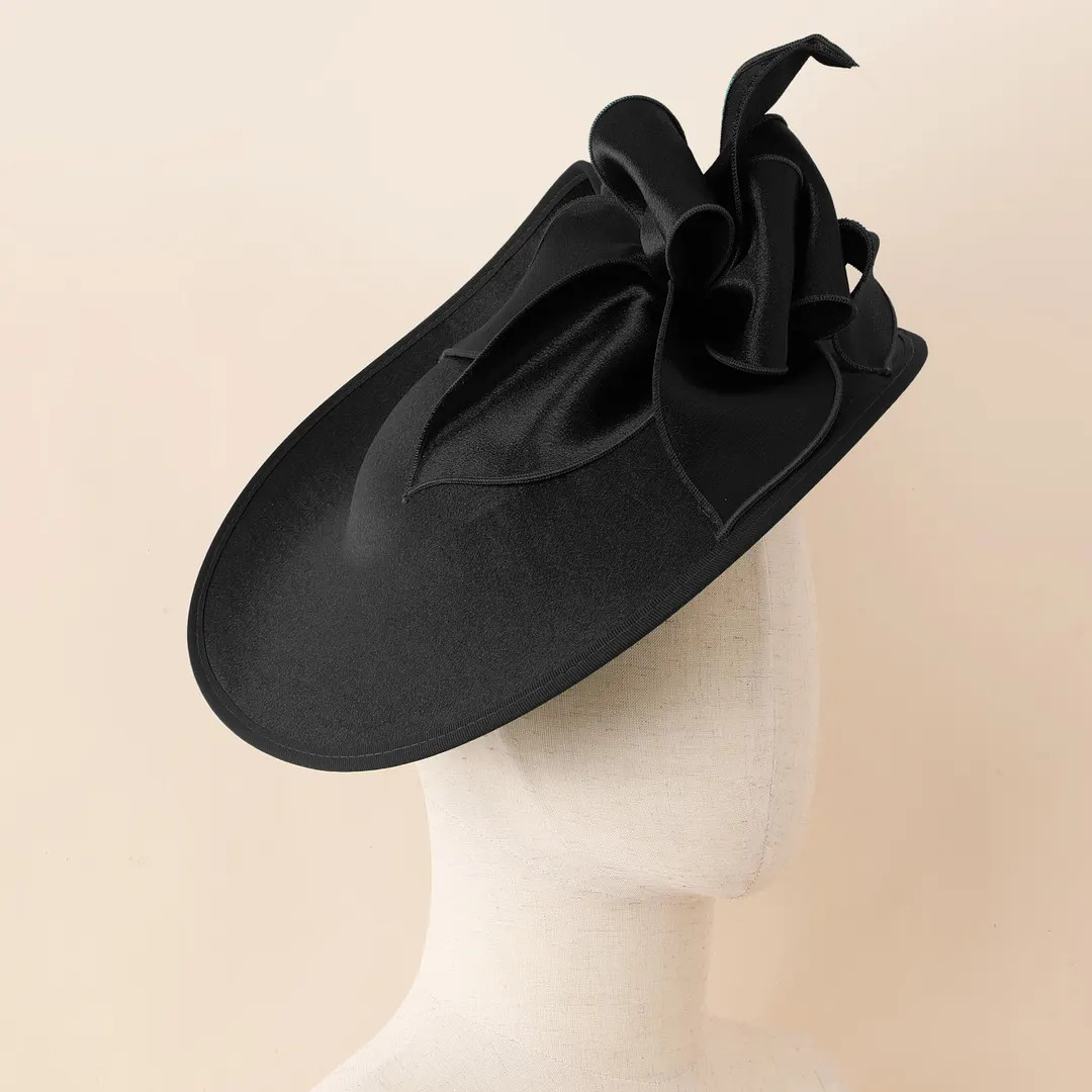 Wide Brim Feather Fascinator: Elegant Derby Hat for Events | Etsy (US)
