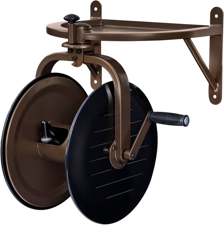 Liberty Garden Products 715 Navigator Rotating Garden Hose Reel, Holds 125-feet of 5/8-Inch Hose | Amazon (US)