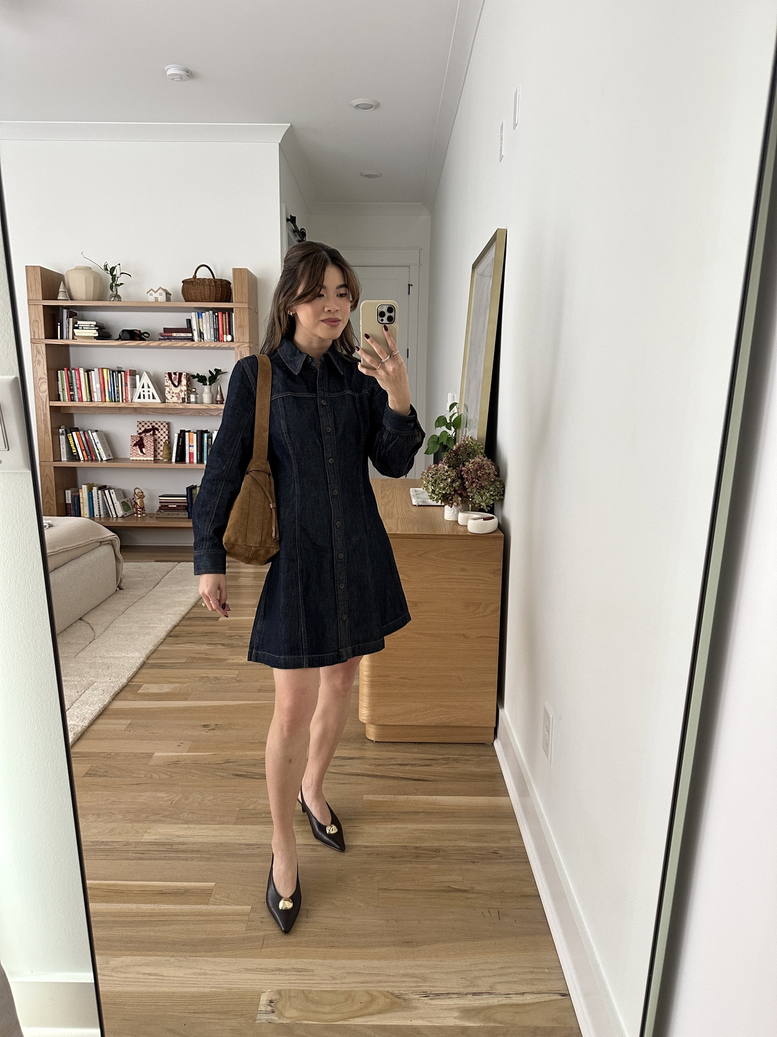 Now - Dec 2nd get 40% off purchase + $50 on select denim at Madewell!
Sizing info: Wearing size 00 in the dress, size 5.5 in the heels!

petite fashion, get dressed with me, outfit inspiration, ootd, nashville outfit, Nashville influencer, petite style, vacation style, casual outfits, mom style, petite dress, winter dress, winter outfit, fall outfit, fall outfit inspo, winter outfit inpso, winter outfit idea, fall outfit idea, fall style, winter style, autumn outfit, autumn outfit idea, cold weather outfit, winter bag, winter purse, denim dress, long sleeve dress,  

 

#LTKCyberWeek #LTKGiftGuide #LTKSaleAlert