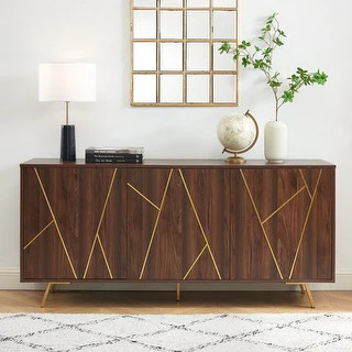 63'' W Wood Buffets and Sideboards Storage Cabinet - Bed Bath & Beyond - 39502437 | Bed Bath & Beyond