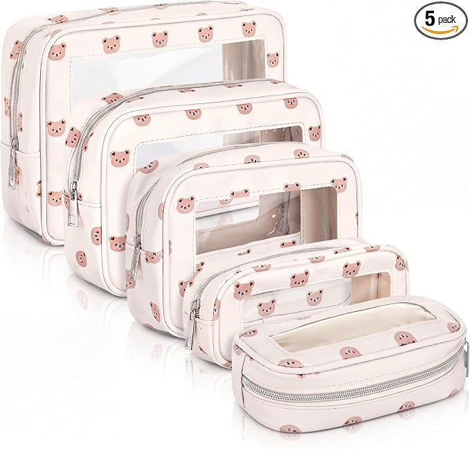 Gilprop 5 Pcs Diaper Bag Organizer Pouches Set Toiletry Bag | Amazon (US)