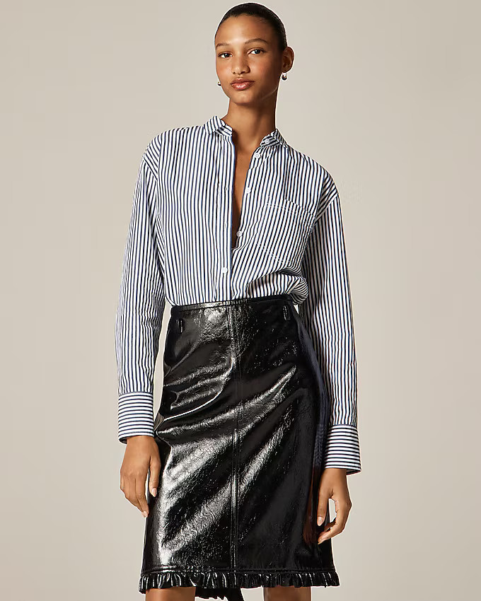 Garçon classic shirt in striped cotton poplin | J. Crew US