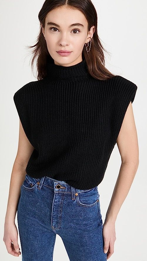 Sweater Pullover with Shoulder Pads | Shopbop