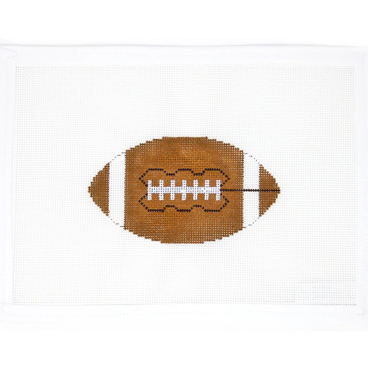 Football Ornament | Greystone Needlepoint