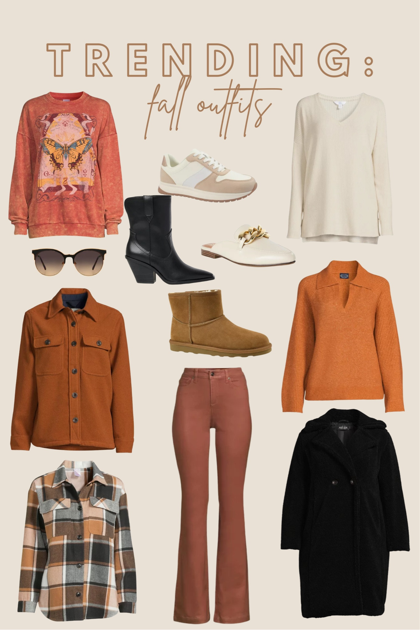 Fall outfits, fall style, fall trends, Walmart fashion, Walmart style 

#LTKunder100 #LTKunder50