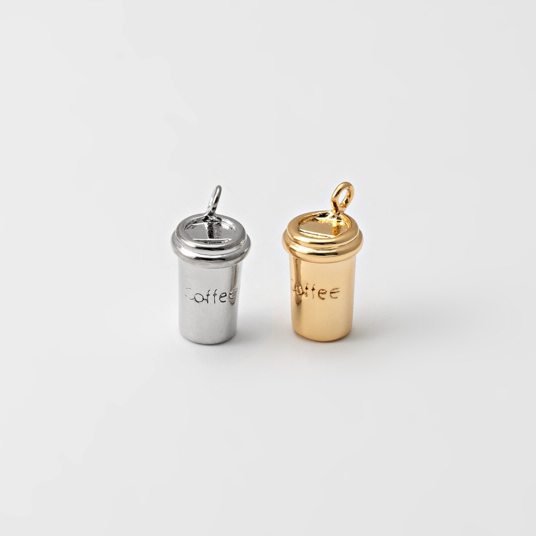 4PCS - Mini Coffee Tumbler Dangle Charm, Coffee Cup Shape Jewelry Pendant, Coffee Mug Charms, Rea... | Etsy (US)