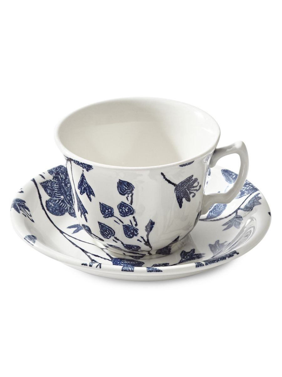 Burleigh Garden Vine Teacup & Saucer | Saks Fifth Avenue