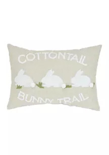 Bunny Trail Pillow | Belk