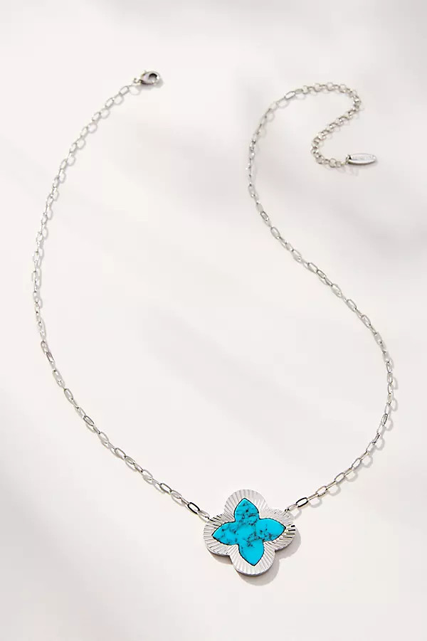 Stone Clover Necklace | Anthropologie (US)