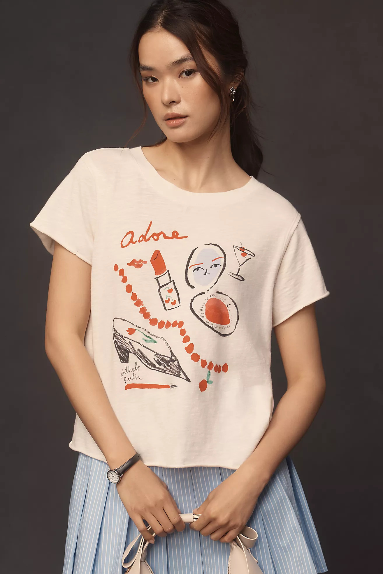 Phthalo Ruth x Maeve Adore Graphic Tee | Anthropologie (US)