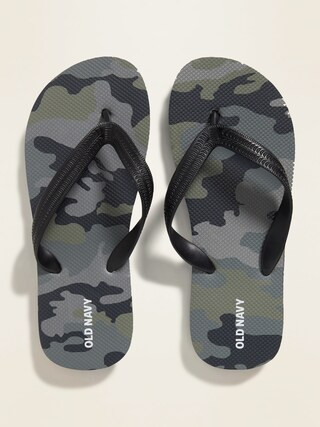 Classic Camo-Print Flip-Flops for Boys | Old Navy (US)