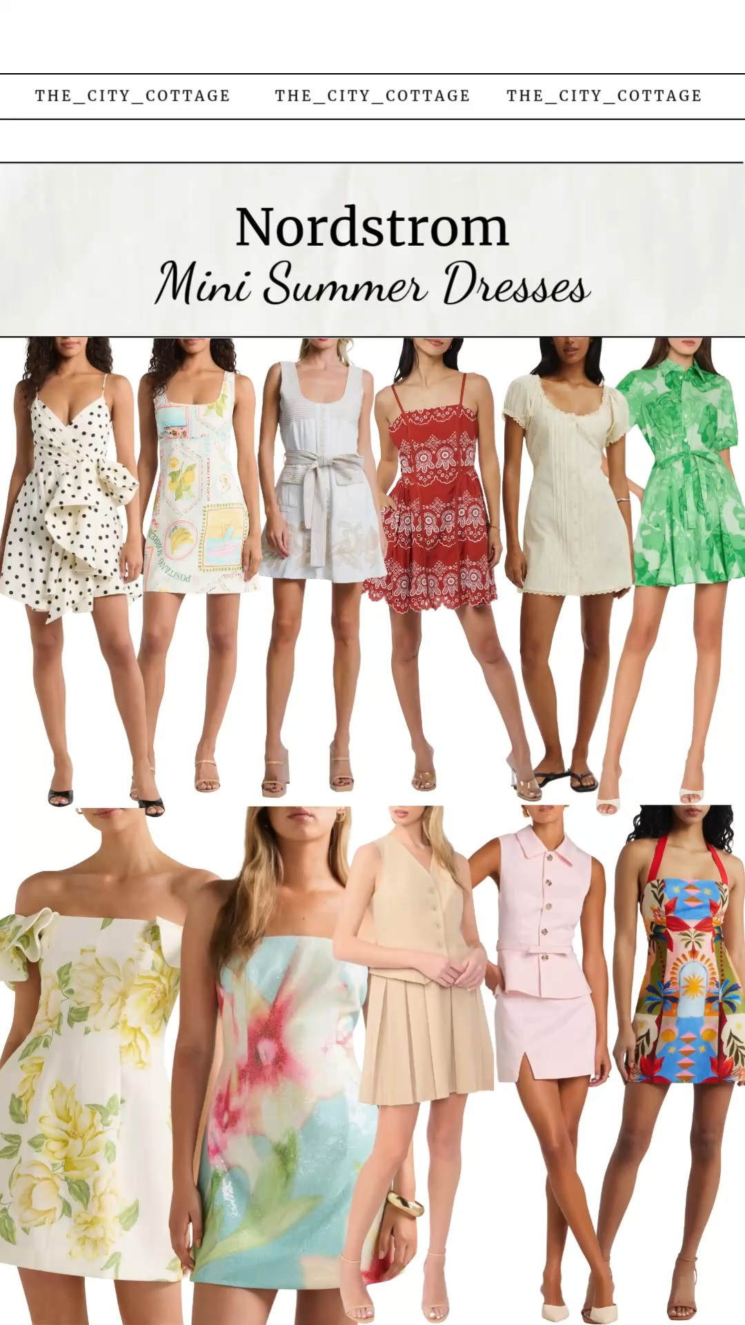 Mini dresses + Nordstrom = your ultimate summer uniform 💕☀️ flirty, feminine, and effortlessly put-together for every warm-weather plan.

From breezy babydolls and eyelet moments to chic pleats, florals, and playful polka dots—these minis are perfect for brunch, vacations, date nights, and everything in between ✨ just add sandals or heels and go.

Save this for your go-to summer outfit rotation 💫

#LTKSeasonal #LTKStyle #LTKdressedit #NordstromFinds #MiniDress #SummerDresses #FeminineStyle #FlirtyStyle #ChicOutfits #EffortlessStyle #BrunchOutfits #VacationStyle #DateNightLook #OOTDInspo #StyleInspo #EyeletDress #BabydollDress #FloralDress #PolkaDotDress #PleatedDress #BandeauDress #PinkDress #RedDress #EverydayStyle #FashionFinds 

 #LTKSeasonal #LTKTravel #LTKWedding