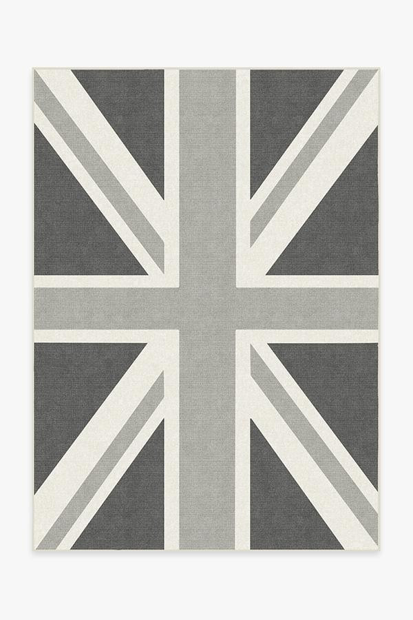 Union Jack Grey Rug | Ruggable