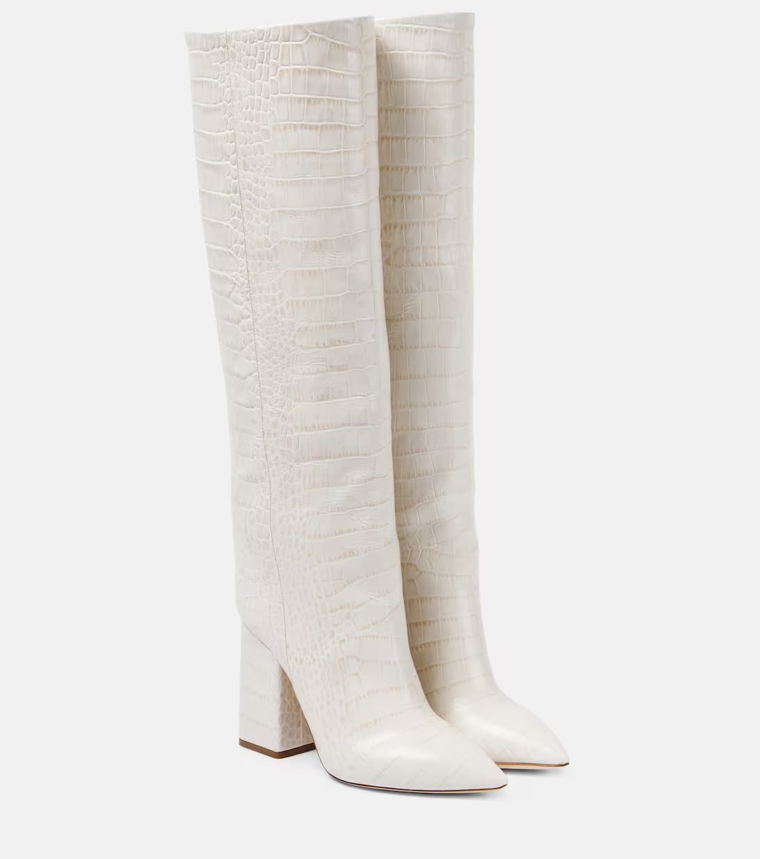 Anja croc-effect leather knee-high boots | Mytheresa (US/CA)