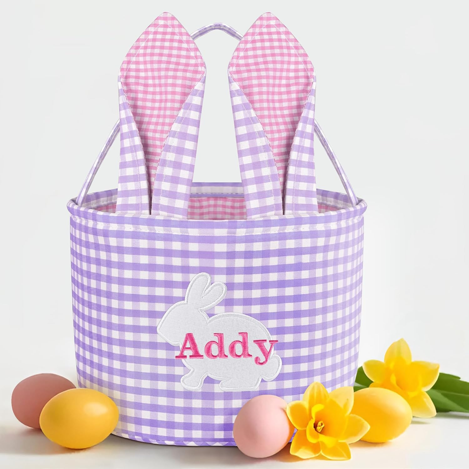 Easter Basket, Jasaino Personalized Easter Baskets, Easter Bunny Basket, Easter Egg Hunt Baskets ... | Amazon (US)