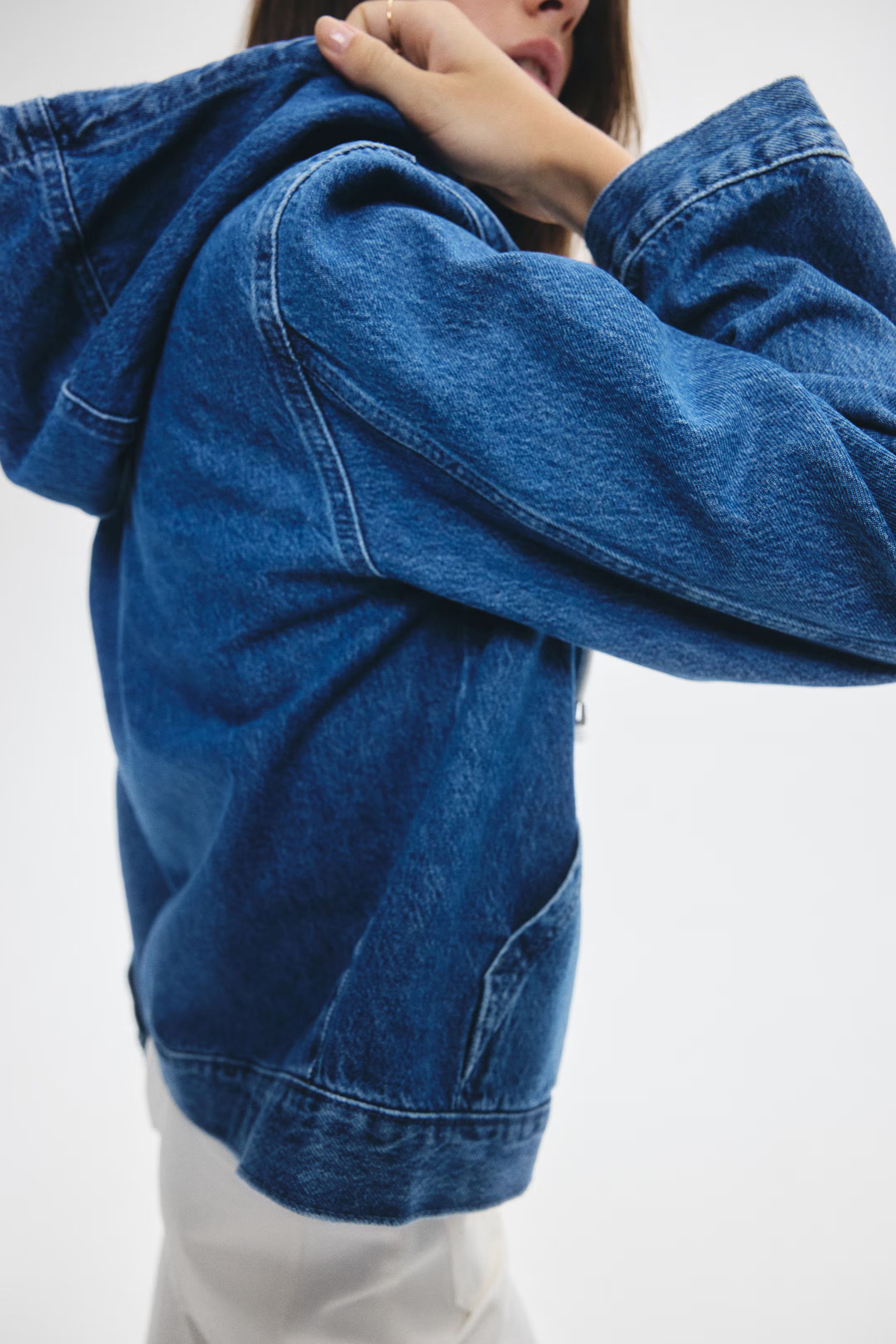 Hooded denim jacket | H&M (US + CA)