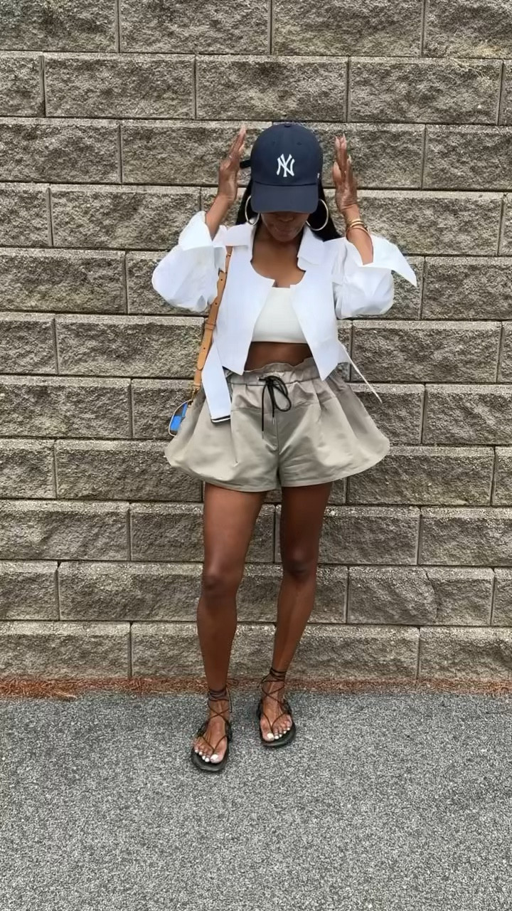 Shorts and top are both currently on sale. Sandals are old The Row but linked similar

#LTKStyleTip #LTKSummerSales