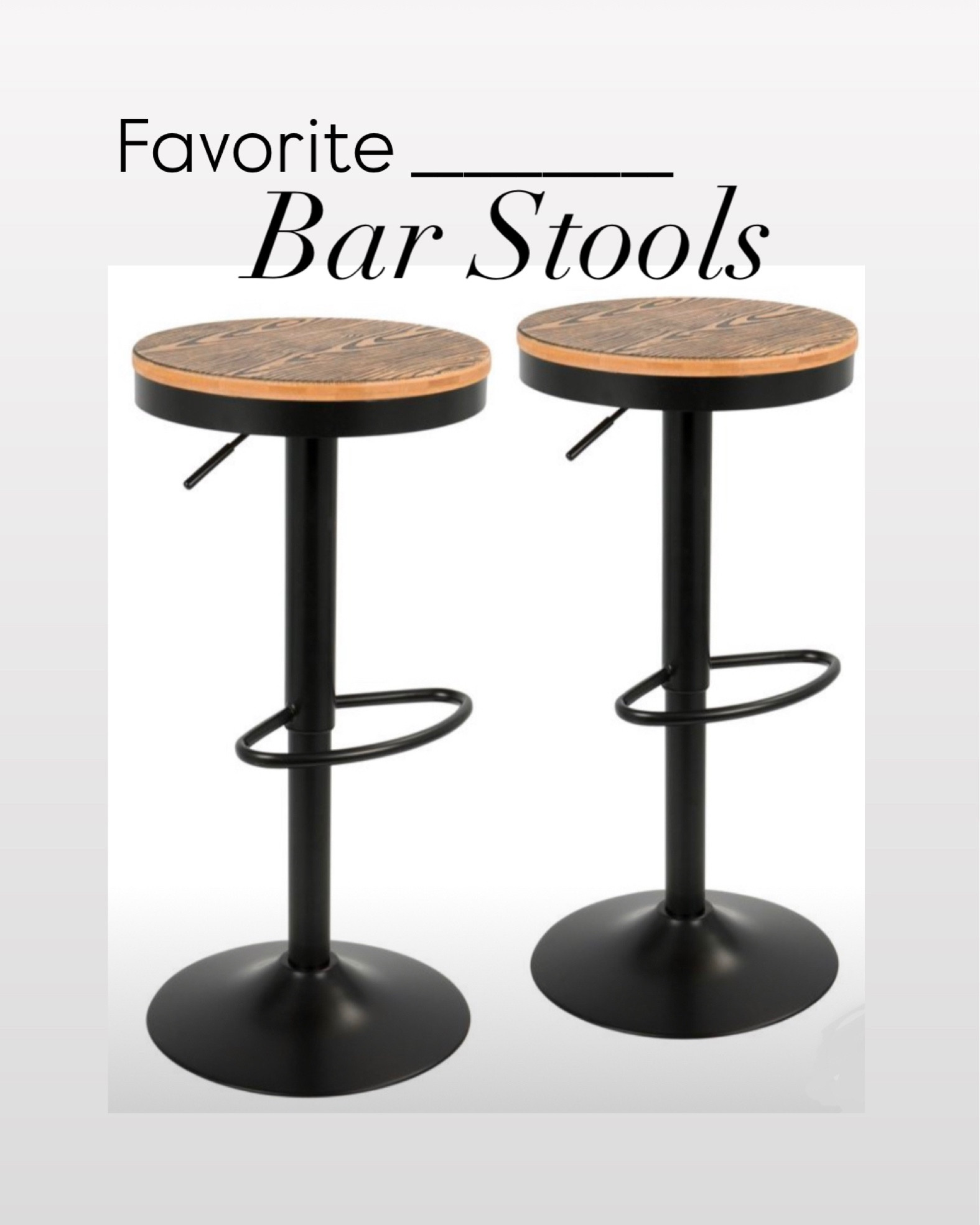 These are my favorite bar stools and my most asked about product in my home!  The ones in my kitchen are adjustable in height so they work well for children and adults. Easy to clean!  Form and function!  #kitchen #barstools #cottage #woodstools

#LTKHoliday #LTKHome #LTKSeasonal