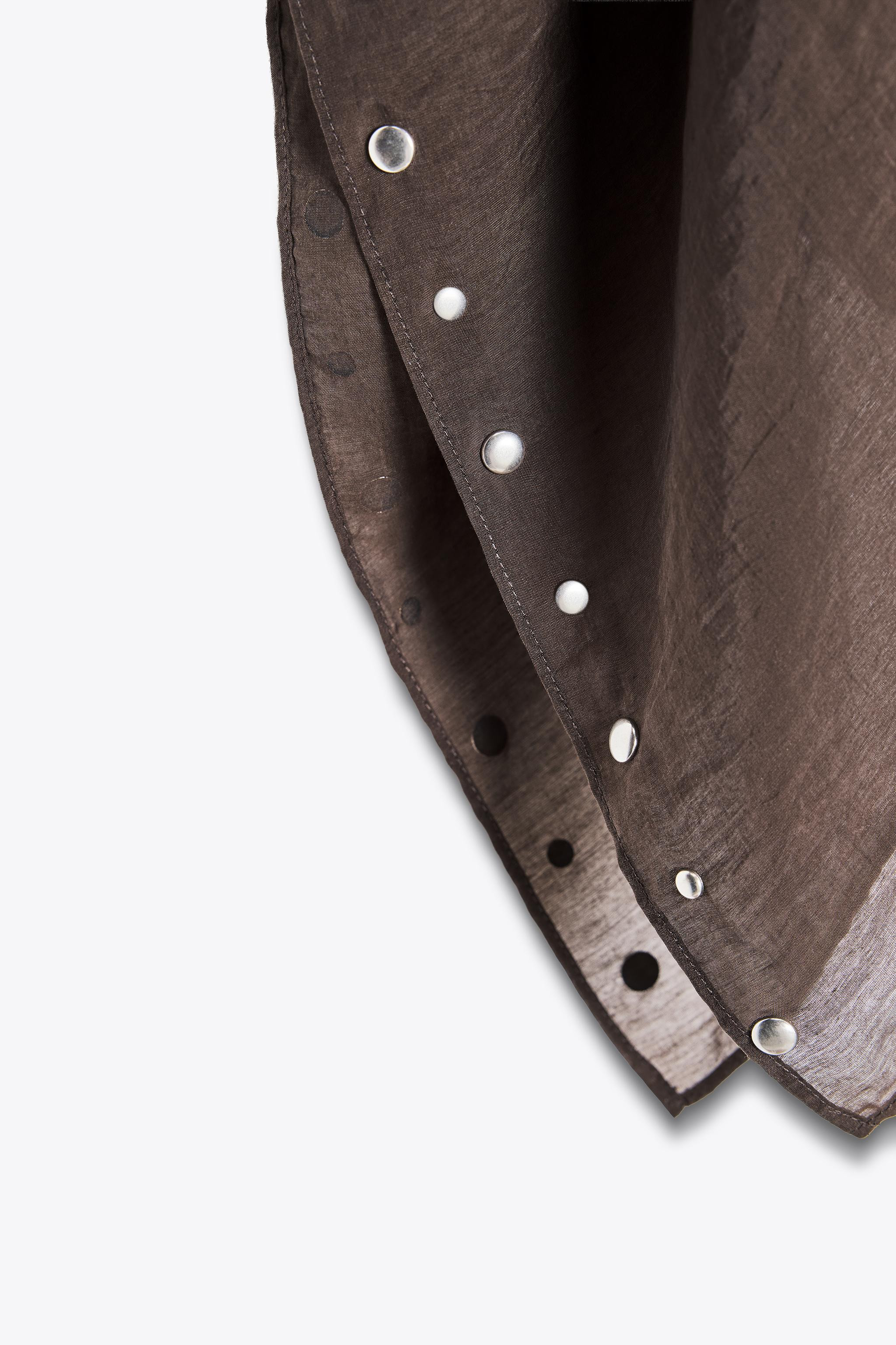 STUDDED SCARF CAPE | Zara US