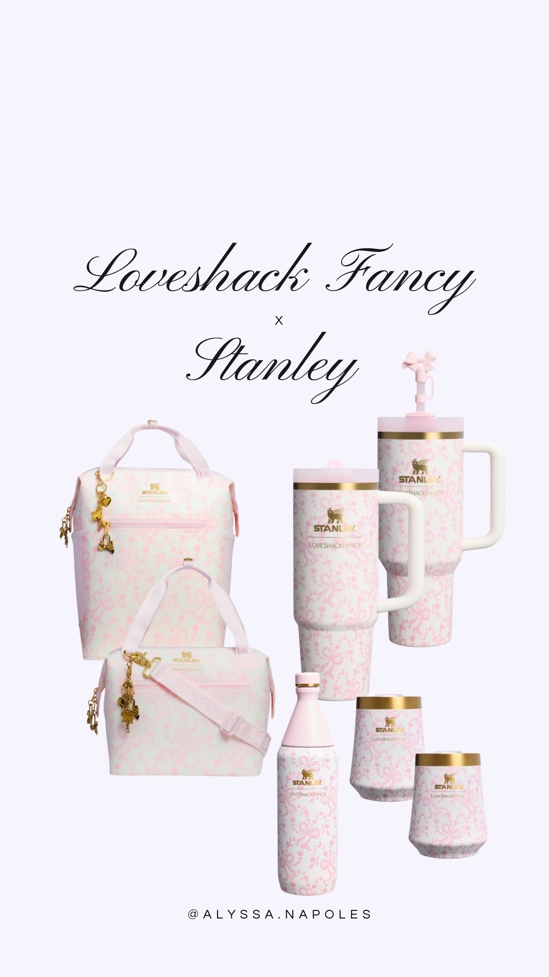 Loveshack fancy x Stanley collab tumblers, coolers, lunchbox, wine glasses, a girlie girls dream!! Can guarantee it will sell out!!

#LTKmomlife #LTKGiftGuide #LTKHoliday
