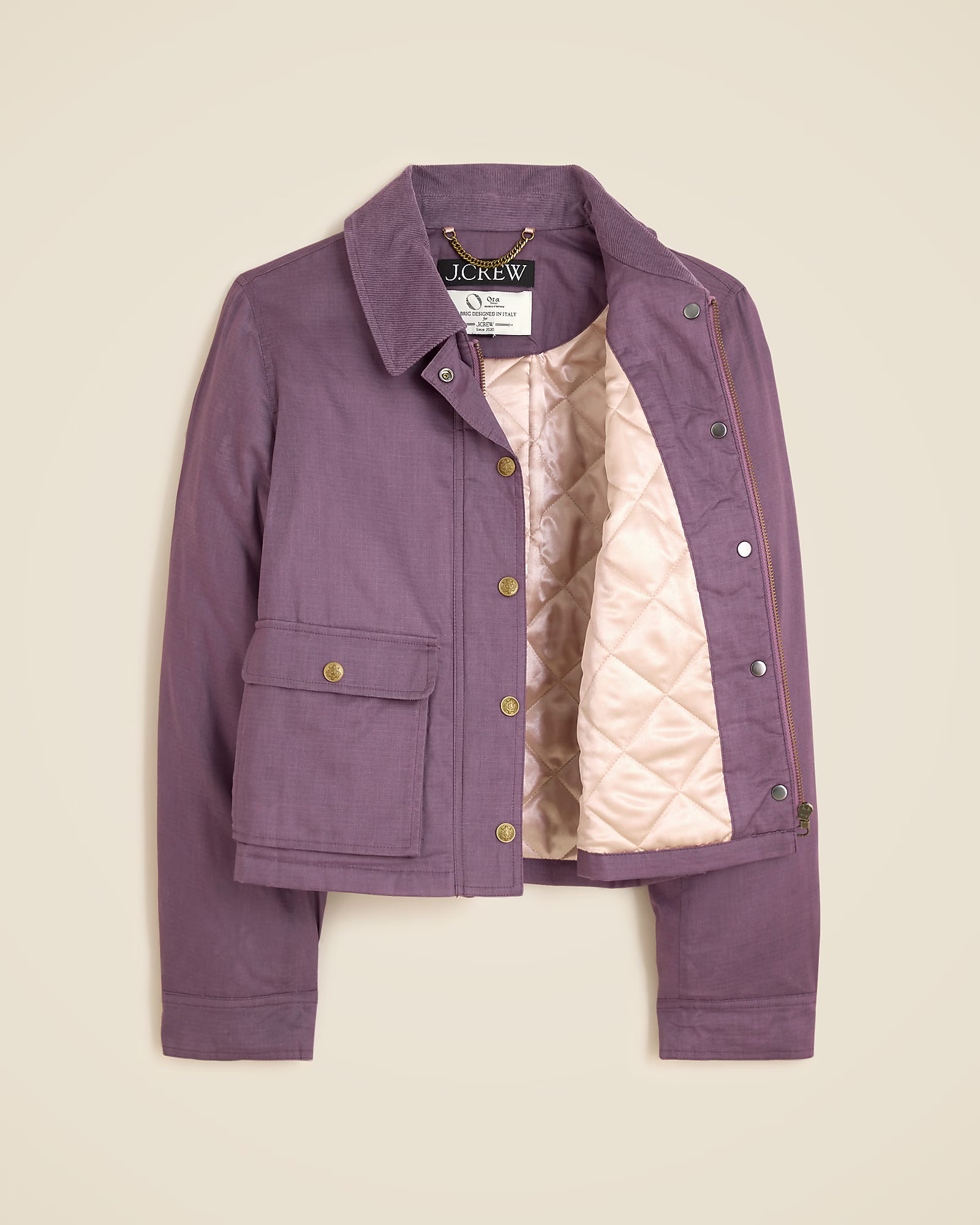 Cropped Barn Jacket™ in ripstop cotton | J. Crew US