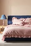 Ruffled Organic Spa Sateen Duvet Cover | Anthropologie (US)