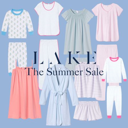 The LAKE Summer Sale is here! Up to 50% off over 350+ styles of the BEST pajamas! *Filter by size to shop most efficiently! 