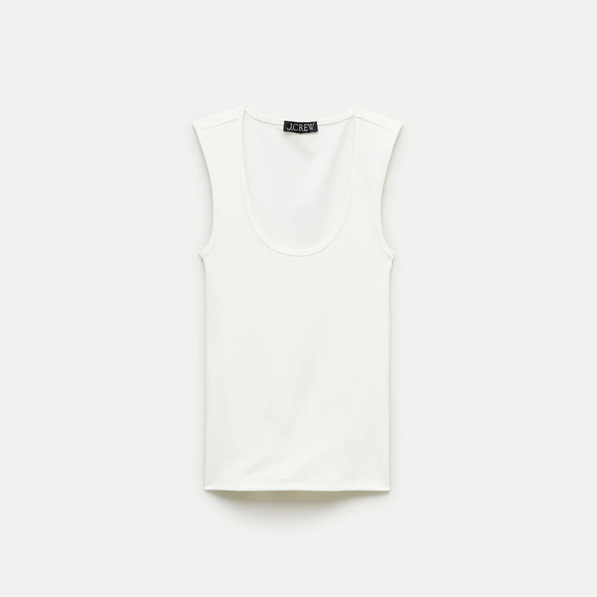 Refined rib scoopneck tank top | J. Crew US