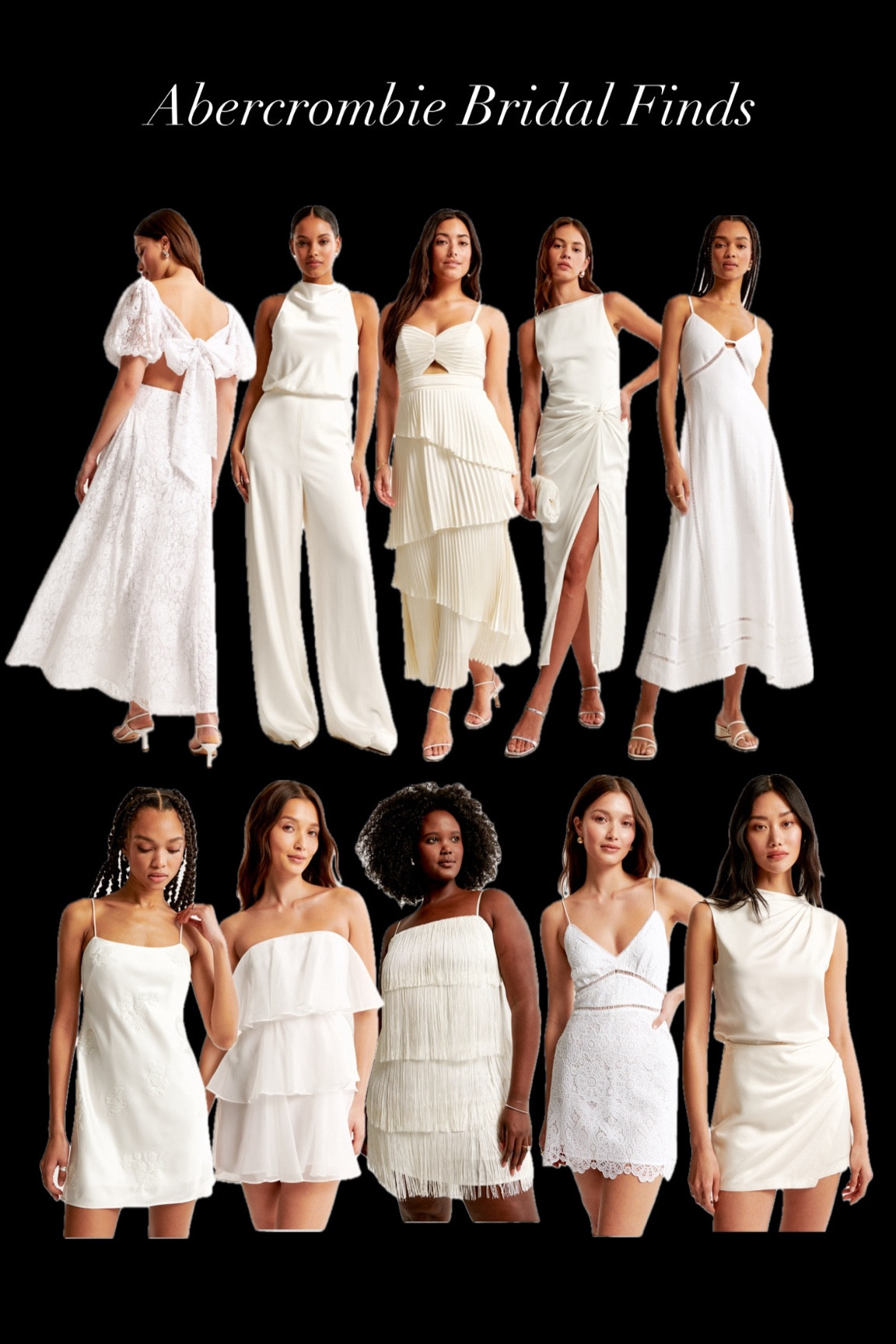 Abercrombie & Fitch Bridal Finds

Abercrombie is currently 20% off for MDW with more stackable codes coming! 

Bridal events, white dresses, bridal shower, bachelorette 

#LTKWedding #LTKGiftGuide #LTKSaleAlert