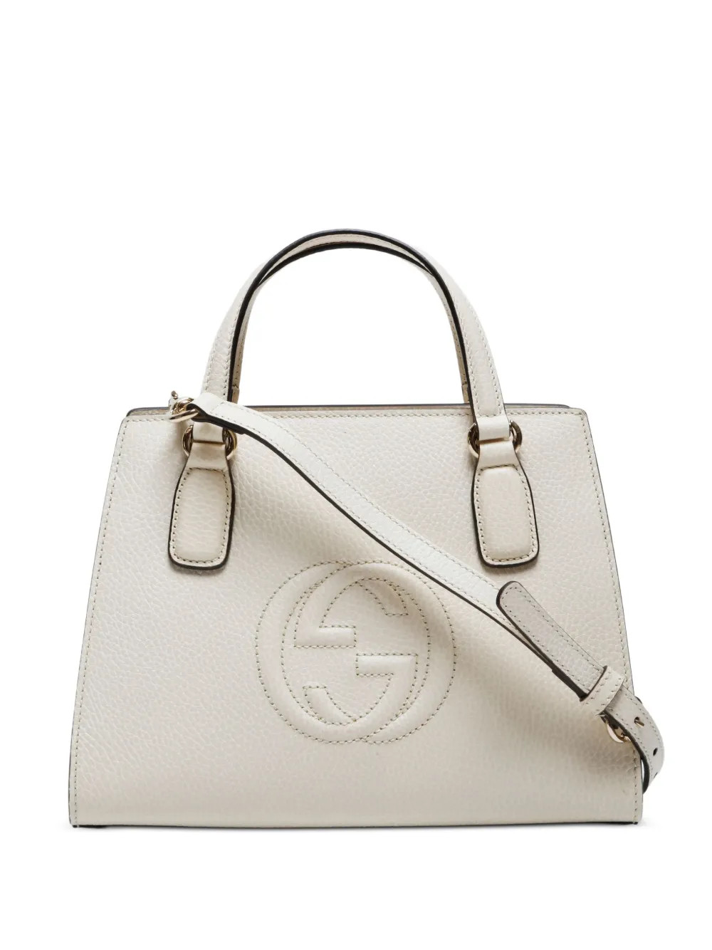 Gucci Pre-Owned 2000-2015s Soho leather bag - White | Farfetch Global