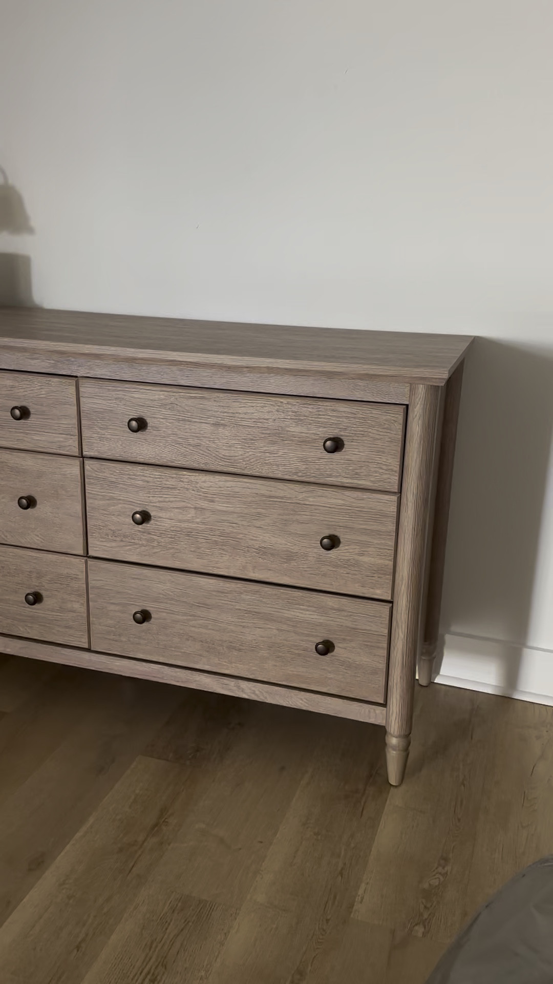 Introducing My Texas House Monroe collection, a blend of elegance and functionality inspired by Erin Vogelpohl's signature style. This collection embodies the essence of affordable and stylish home décor. Crafted with the natural wood tones of Brushed Oak® finish, this rustic dresser features six spacious drawers equipped with metal runners and safety stops, ensuring smooth operation and longevity. The lower drawers of this transitional-style dresser are extra deep, providing ample storage space for bulkier clothing items. An interlocking safety mechanism allows only one drawer to open at a time on each side, enhancing safety and stability

#LTKSaleAlert #LTKHome #LTKCyberWeek