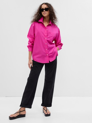 100% Organic Cotton Big Shirt | Gap (US)