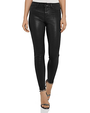 Reiss Lux Skinny Coated Jeans in Black | Bloomingdale's (US)