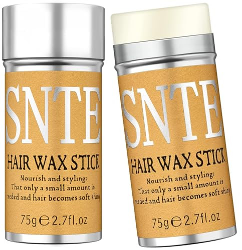 Samnyte Hair Wax Stick, 2PCS Wax Stick for Hair Slick Stick, Hair Wax for Flyaways Hair Gel Stick Non-greasy Styling Cream for Fly Away & Frizz Hair | Amazon (US)
