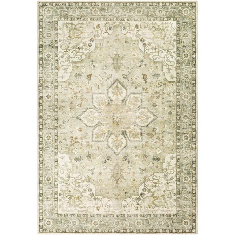 Noe Performance Sage/Cream/Mustard/Gray Rug | Wayfair North America