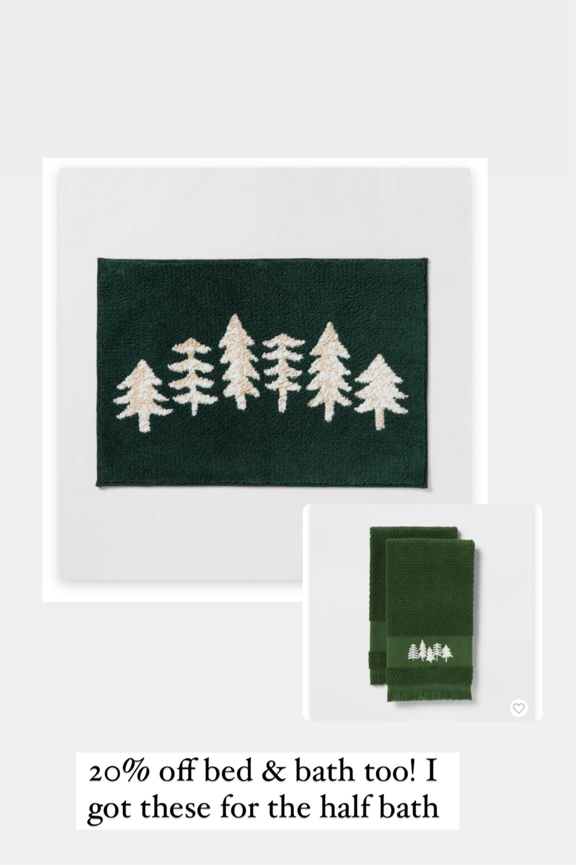 Target has bed and bath 20% off! 

#LTKhome #LTKSeasonal #LTKHoliday