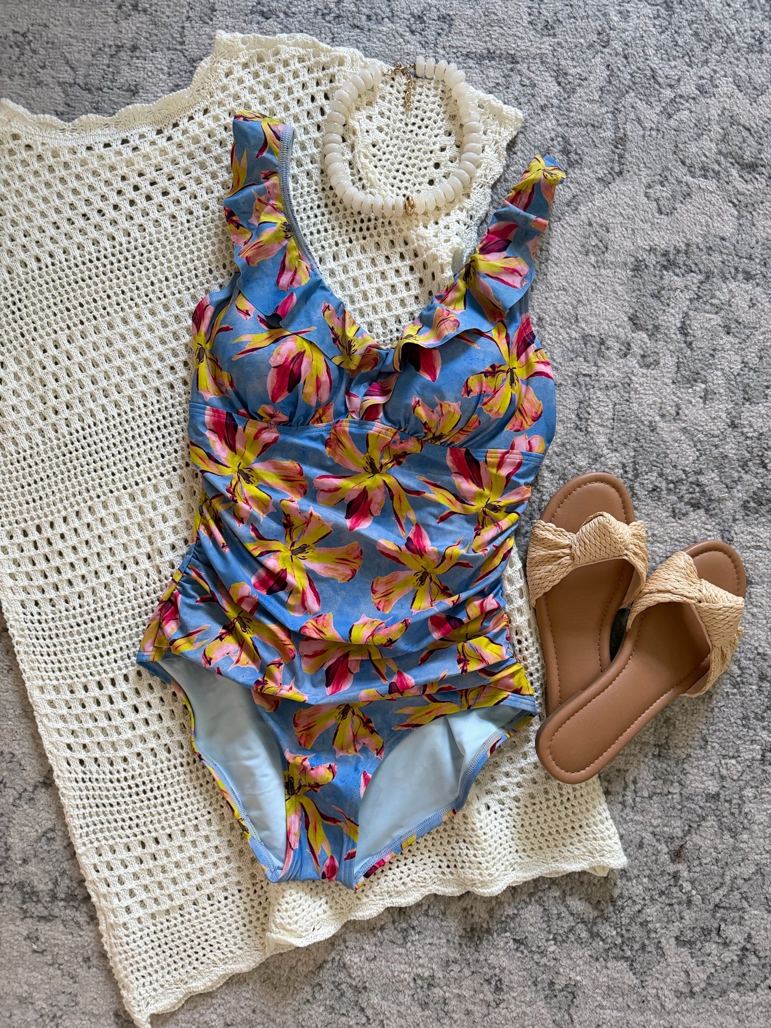 Found this Donna Karan one piece bathing suit for $39 on Nordstrom Rack (it’s $69 elsewhere) - very flattering with good coverage, ruching through midsection, underwire support. Fits tts. Several colors.

#LTKSaleAlert