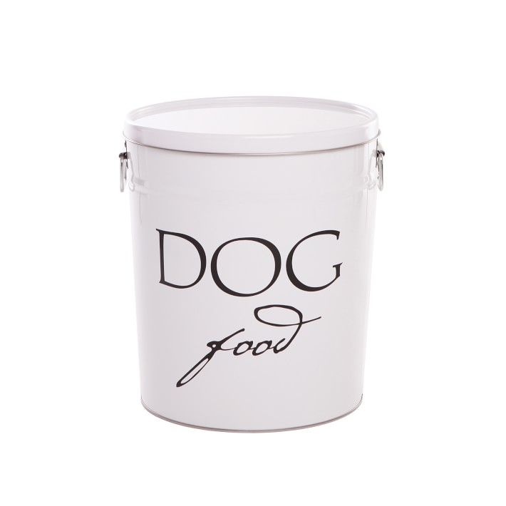 Harry Barker Classic Dog Food Storage, Medium, White | Williams-Sonoma