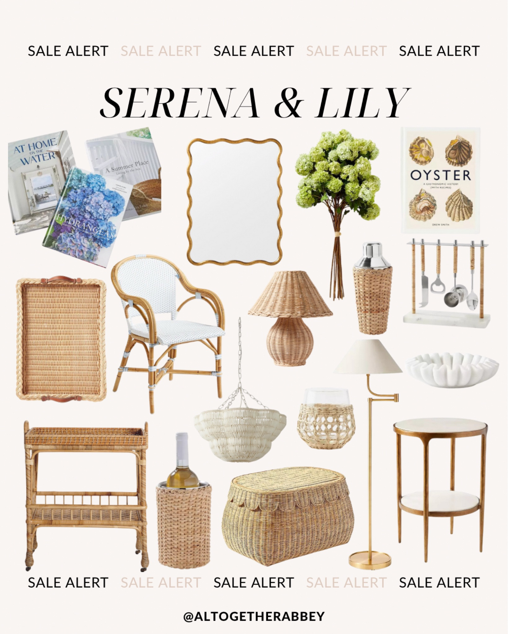 Serena & Lily 20% off Sale favorites! Use code: SALE at checkout 

Serena & Lily, coastal home decor, blue and white decor, Ratan, coffee table books, bar cart decor, outdoor furniture, summer decor, scallop decor, summer style, coastal grandmother, interior design 

#LTKSeasonal #LTKsalealert #LTKhome