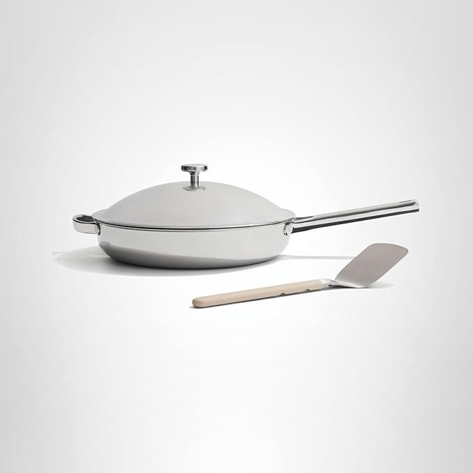 Our Place Titanium Large Always Pan Pro - 12.5” (4.2 Qt) No-Coating Nonstick Skillet | Tri-Ply ... | Amazon (US)