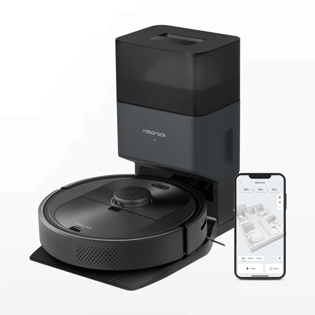 Roborock Q5+ Robot Vacuum with Auto-Empty Dock Pure | Roborock Official Store Program