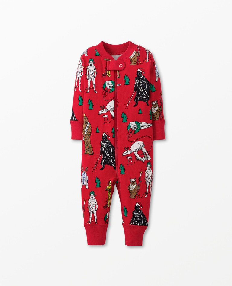STAR WARS™ Holiday Print Baby Zip Sleeper | Hanna Andersson