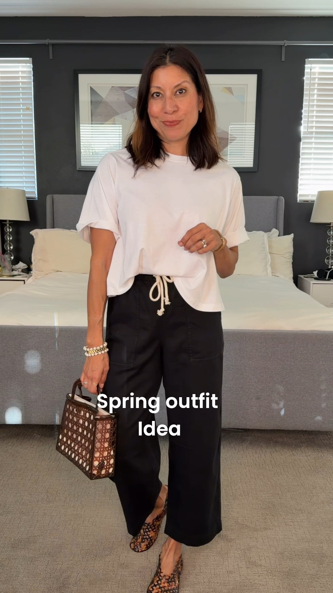 A spring outfit idea to wear now. 
Old Navy style 
This cute top nice and flowy wearing xs
Pants drawstring wearing xs 

Shoes both tts 

Vacation outfit spring outfit 

#LTKOver40 #LTKTravel #LTKSeasonal
