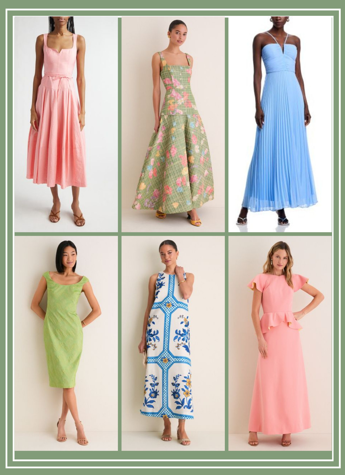 Wedding Guest Dress Options  

 