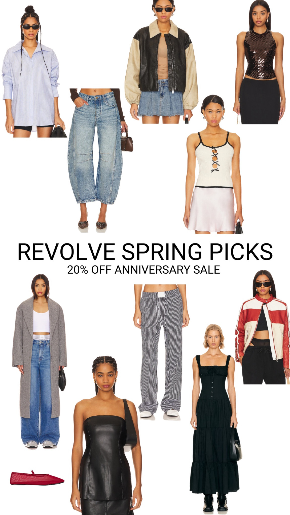 revolve spring must have styles! now 20% off with code HAPPY20 

#LTKsalealert #LTKfindsunder100 #LTKSpringSale
