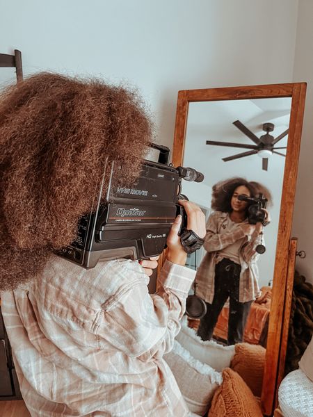 She’s always got the style. We added a retro type video camera to her collection of vintage goods and this goes on top of the list. Match that with the flawless flannel = makings for a good time.

#LTKkids #LTKFind #LTKfamily