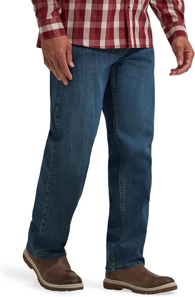 Wrangler Authentics Men's Regular Fit Comfort Flex Waist Jean | Amazon (US)