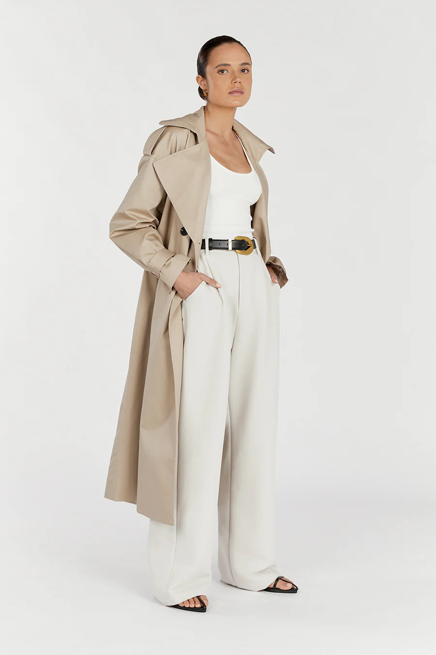 CAMERON STONE TRENCH COAT | DISSH