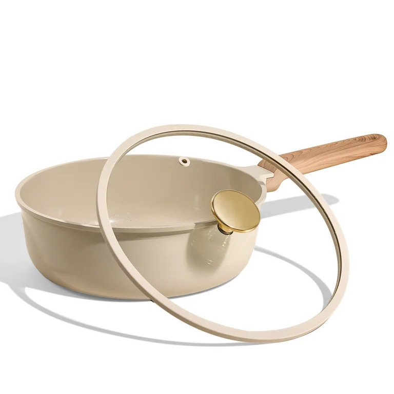 Carote Sartén de Cerámica Antiadherente de 3 Cuartos con Tapa, Sartén Profunda de 9,5", Compat... | Walmart (US)