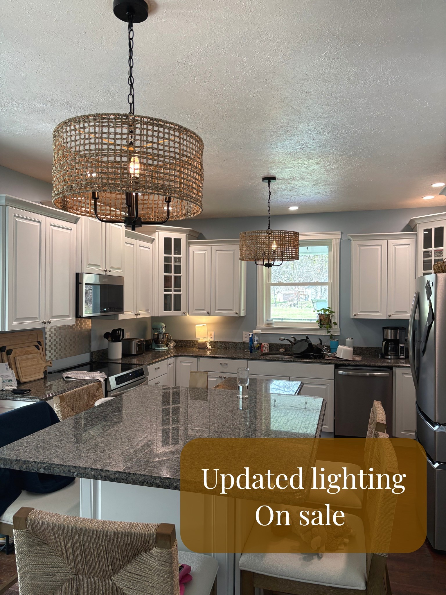 Updated island lighting for more flare, Love how it turned out! They’re on sale too!


#LTKSaleAlert #LTKHome